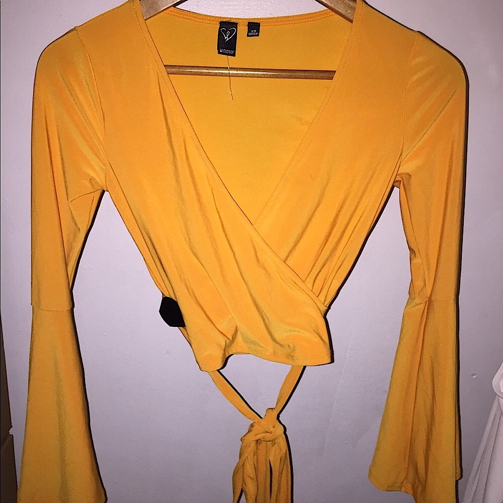 Sunny-Daze Orange Crop Top